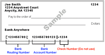 How to find the routing number and account number on your check
